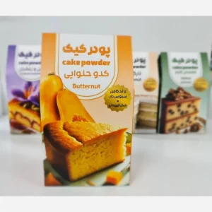 پودر کیک کدو حلوایی گردو